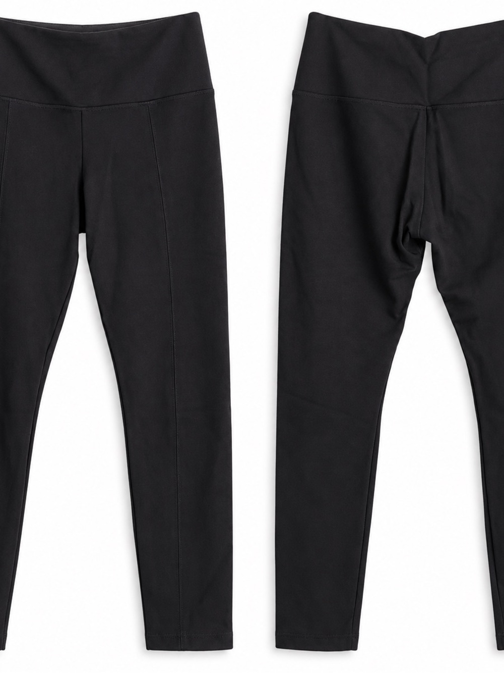 Lyssé Black Pull-On Leggings Pants Size L Stretch Skinny Like New